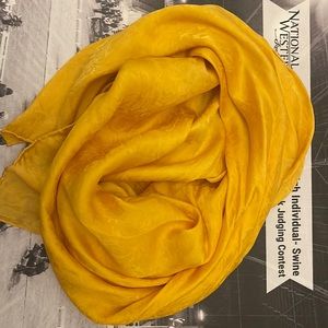 Yellow Silk Wild Rag